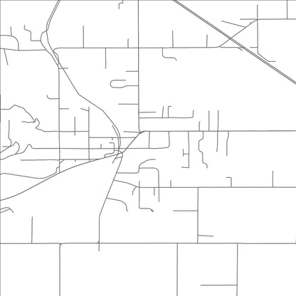 ROAD MAP OF BORING, OREGON BY MAPBAKES