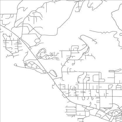 ROAD MAP OF BROOKINGS, OREGON BY MAPBAKES