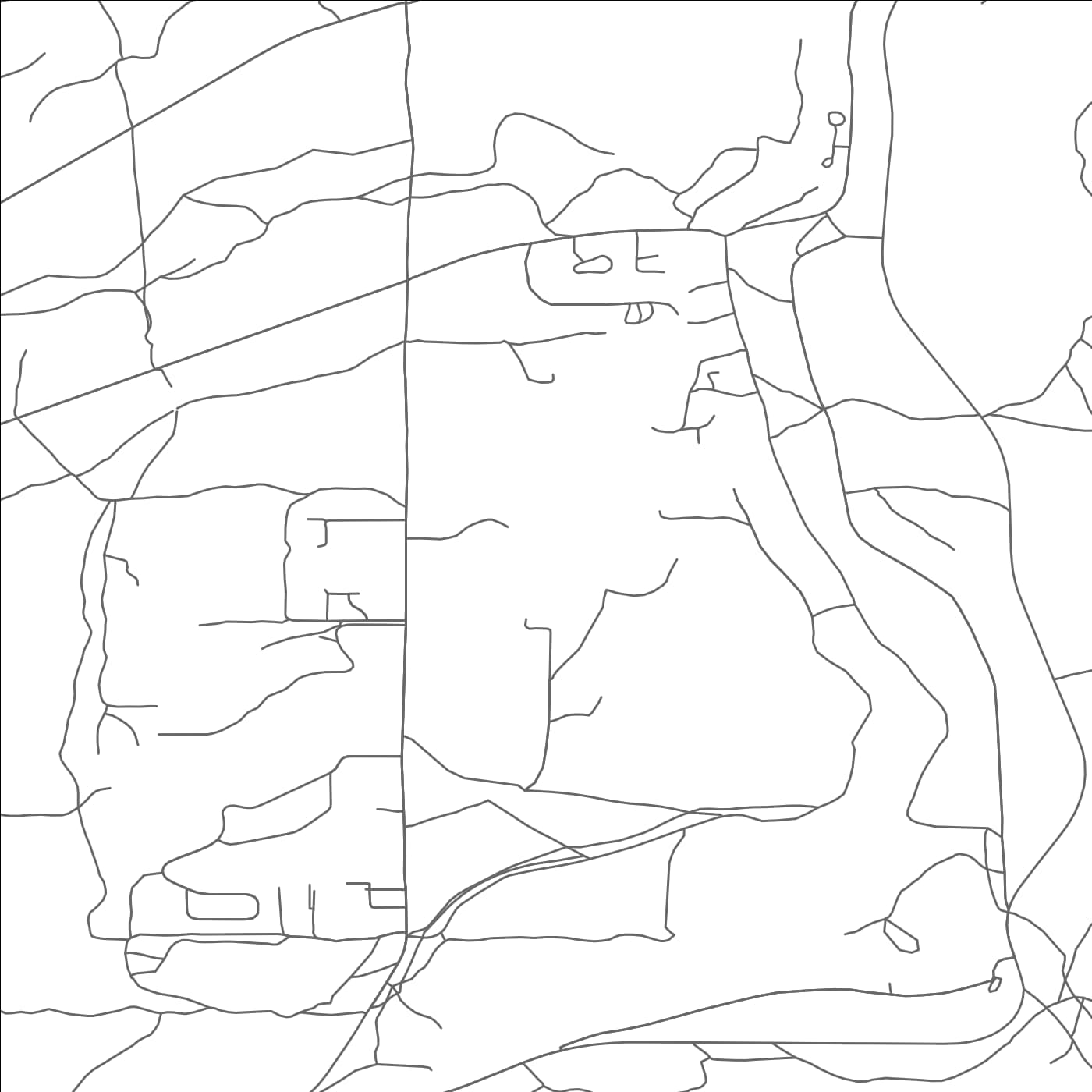 ROAD MAP OF CAMP SHERMAN, OREGON BY MAPBAKES