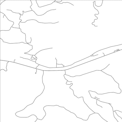 ROAD MAP OF CASCADIA, OREGON BY MAPBAKES