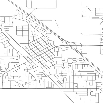 ROAD MAP OF CENTRAL POINT, OREGON BY MAPBAKES