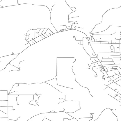 ROAD MAP OF CHENOWETH, OREGON BY MAPBAKES