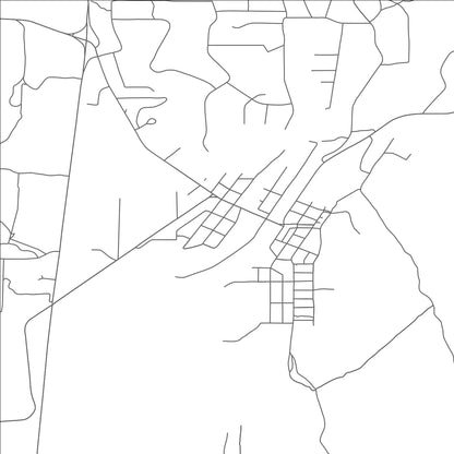 ROAD MAP OF CHILOQUIN, OREGON BY MAPBAKES