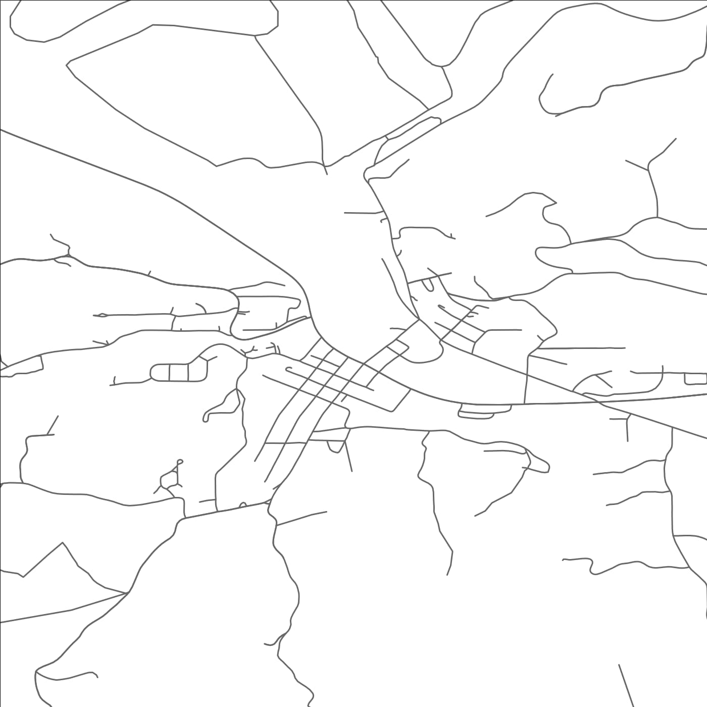 ROAD MAP OF CLATSKANIE, OREGON BY MAPBAKES