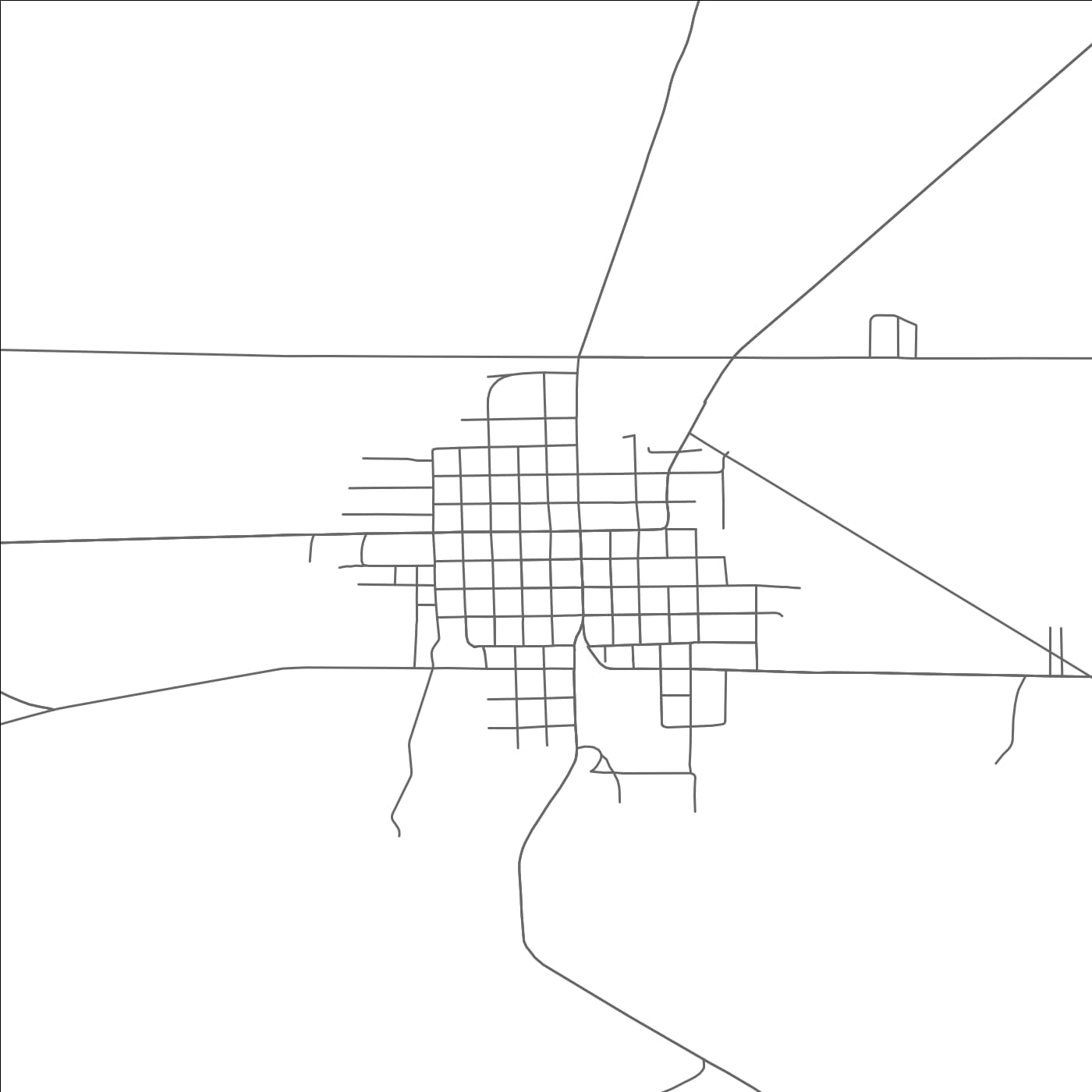 ROAD MAP OF CONDON, OREGON BY MAPBAKES