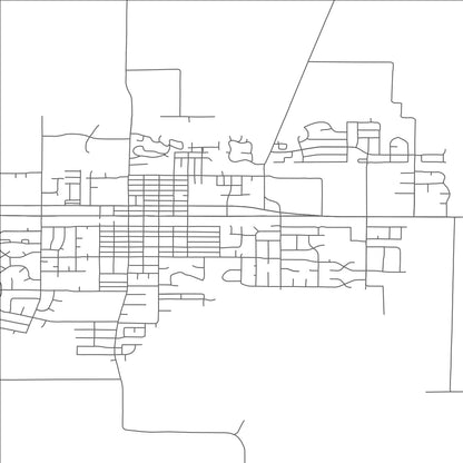 ROAD MAP OF CORNELIUS, OREGON BY MAPBAKES