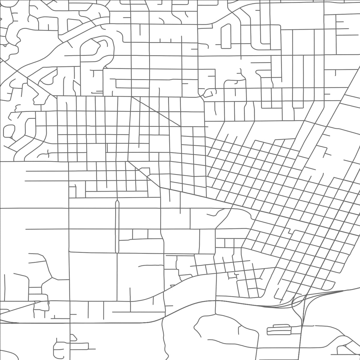 ROAD MAP OF CORVALLIS, OREGON BY MAPBAKES
