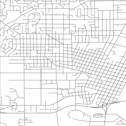 ROAD MAP OF CORVALLIS, OREGON BY MAPBAKES