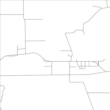 ROAD MAP OF CRABTREE, OREGON BY MAPBAKES