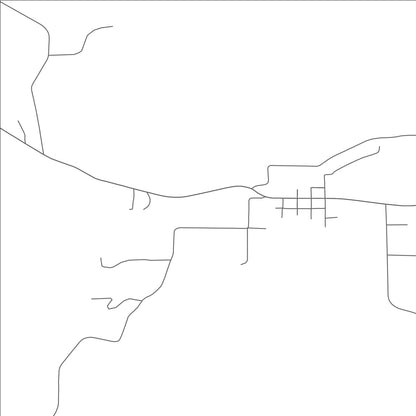 ROAD MAP OF CRAWFORDSVILLE, OREGON BY MAPBAKES