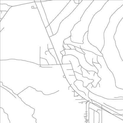 ROAD MAP OF CRESCENT LAKE, OREGON BY MAPBAKES
