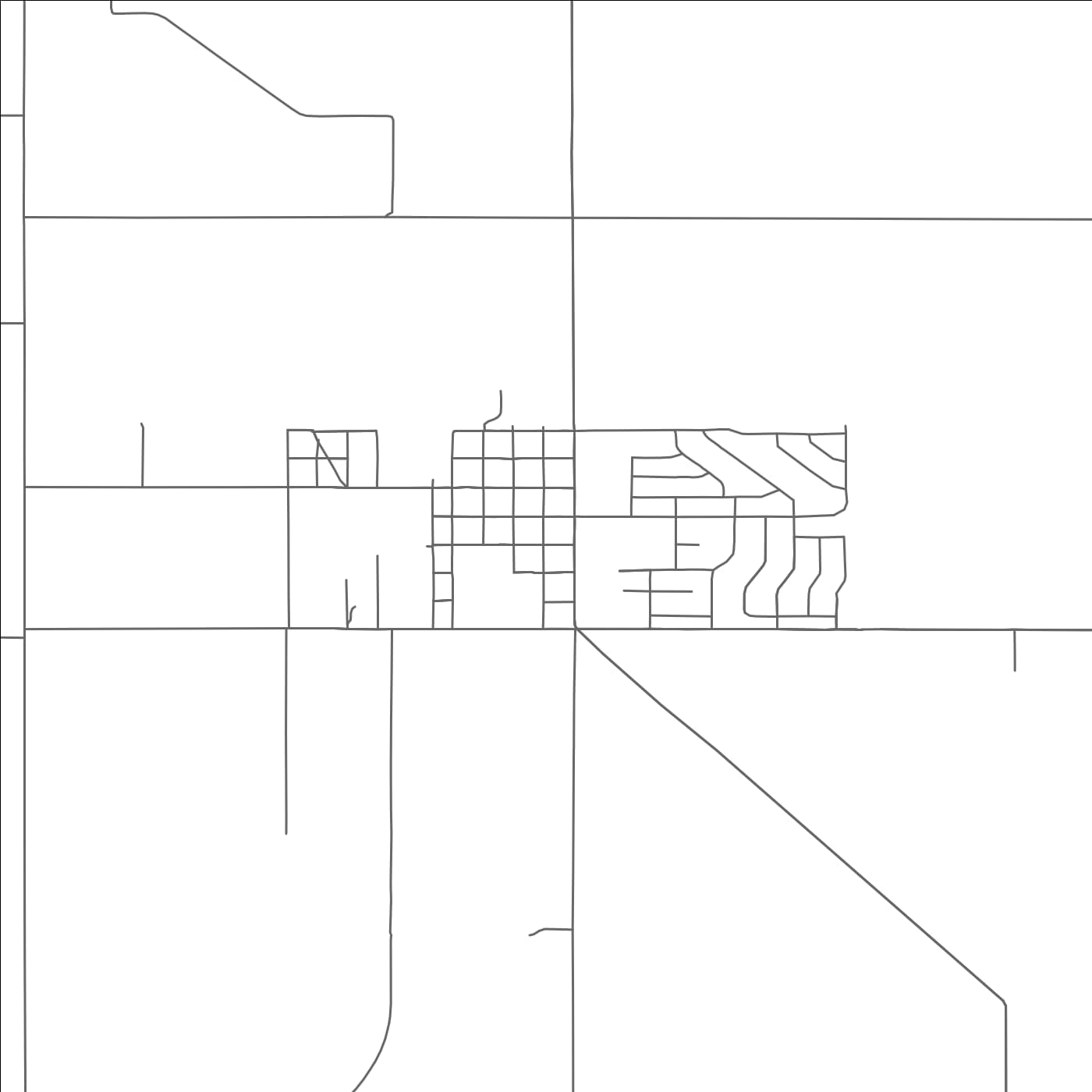 ROAD MAP OF CULVER, OREGON BY MAPBAKES