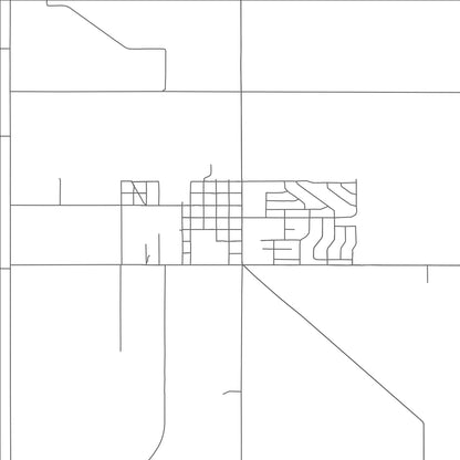 ROAD MAP OF CULVER, OREGON BY MAPBAKES