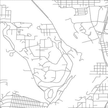 ROAD MAP OF DUNTHORPE, OREGON BY MAPBAKES