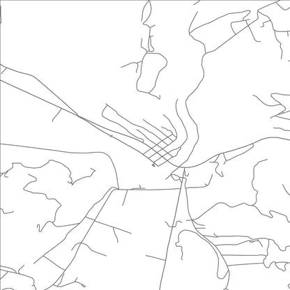 ROAD MAP OF ELKTON, OREGON BY MAPBAKES