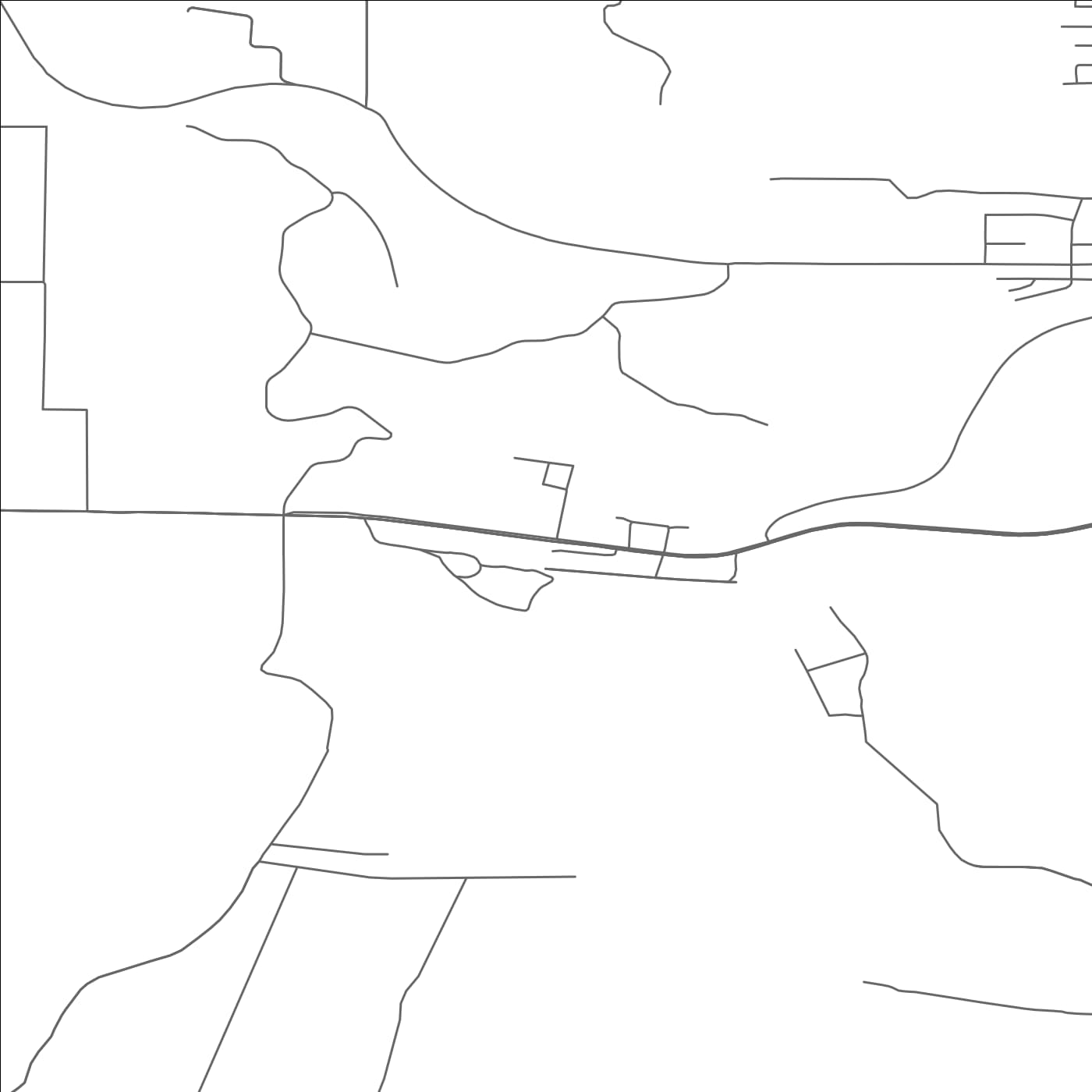 ROAD MAP OF EOLA, OREGON BY MAPBAKES