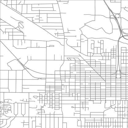 ROAD MAP OF EUGENE, OREGON BY MAPBAKES