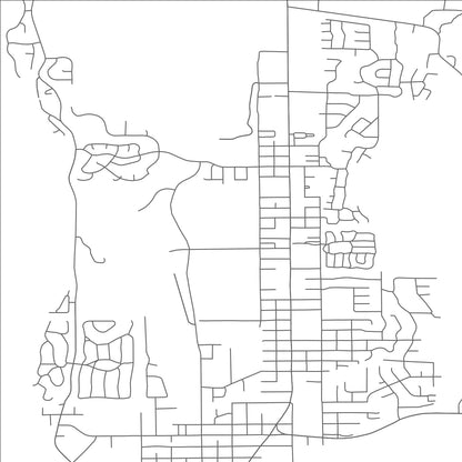 ROAD MAP OF FLORENCE, OREGON BY MAPBAKES