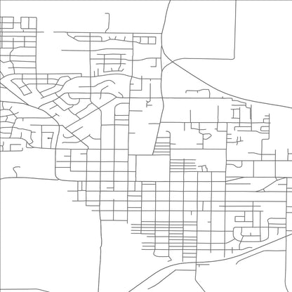 ROAD MAP OF FOREST GROVE, OREGON BY MAPBAKES