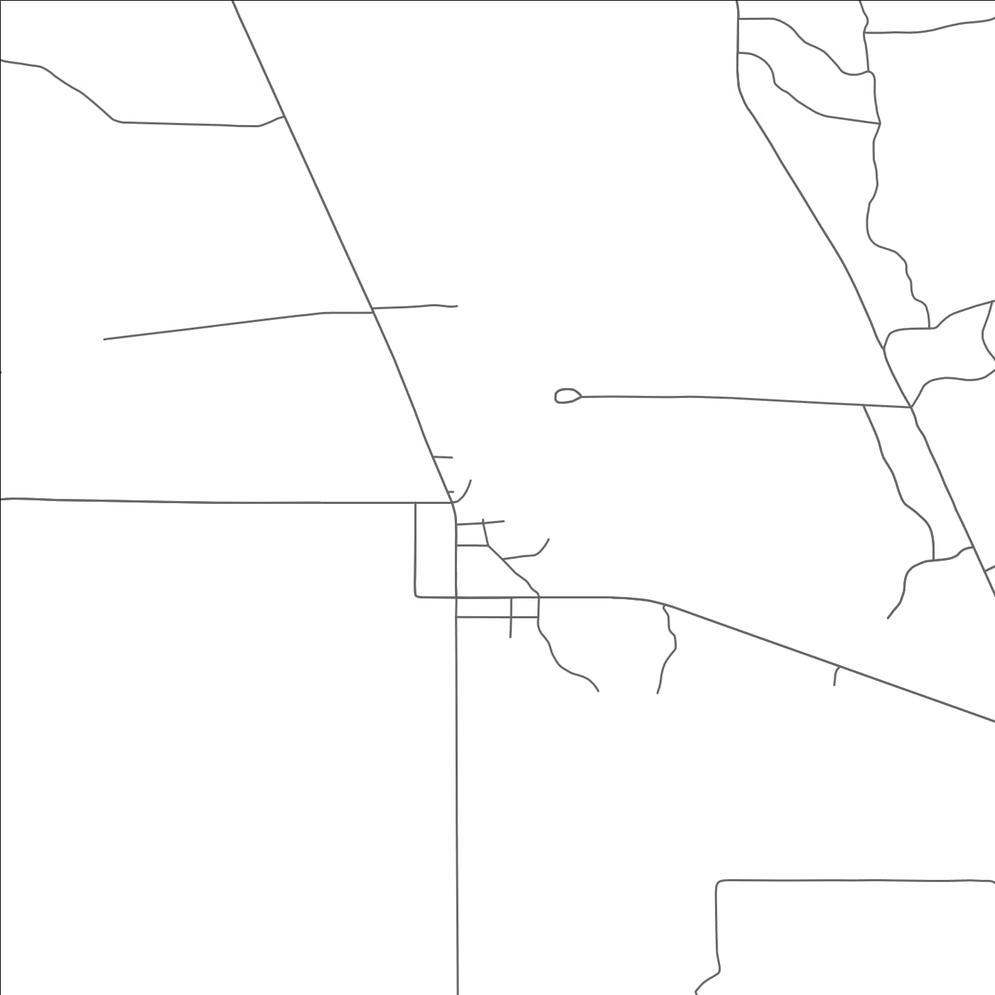 ROAD MAP OF FORT KLAMATH, OREGON BY MAPBAKES