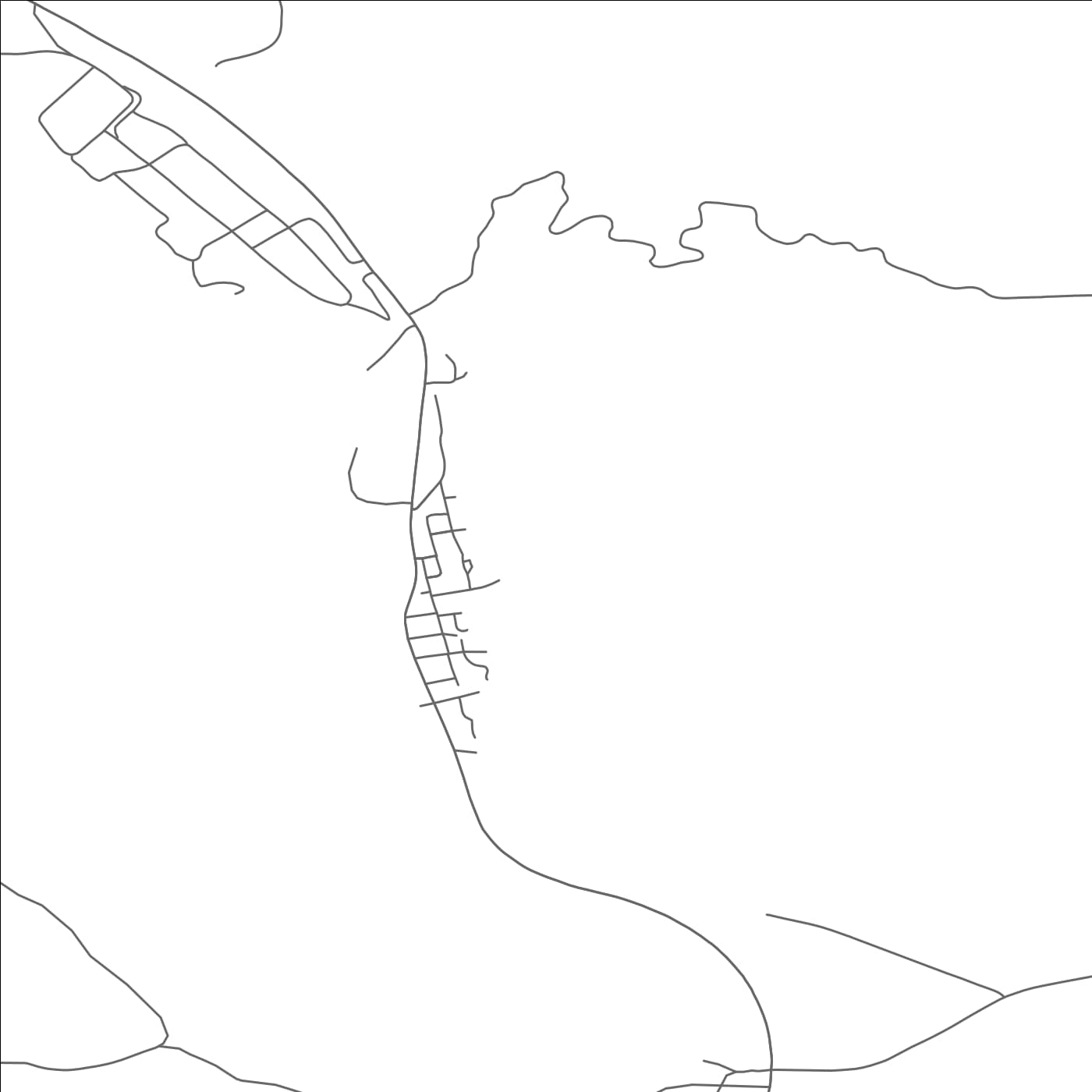 ROAD MAP OF GARDINER, OREGON BY MAPBAKES