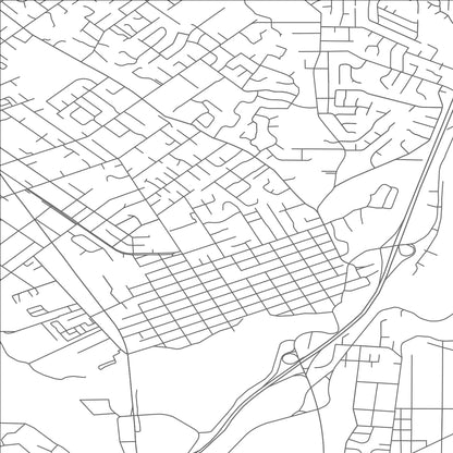 ROAD MAP OF GLADSTONE, OREGON BY MAPBAKES