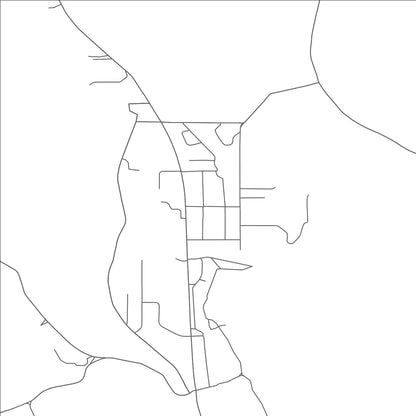 ROAD MAP OF GREEN, OREGON BY MAPBAKES