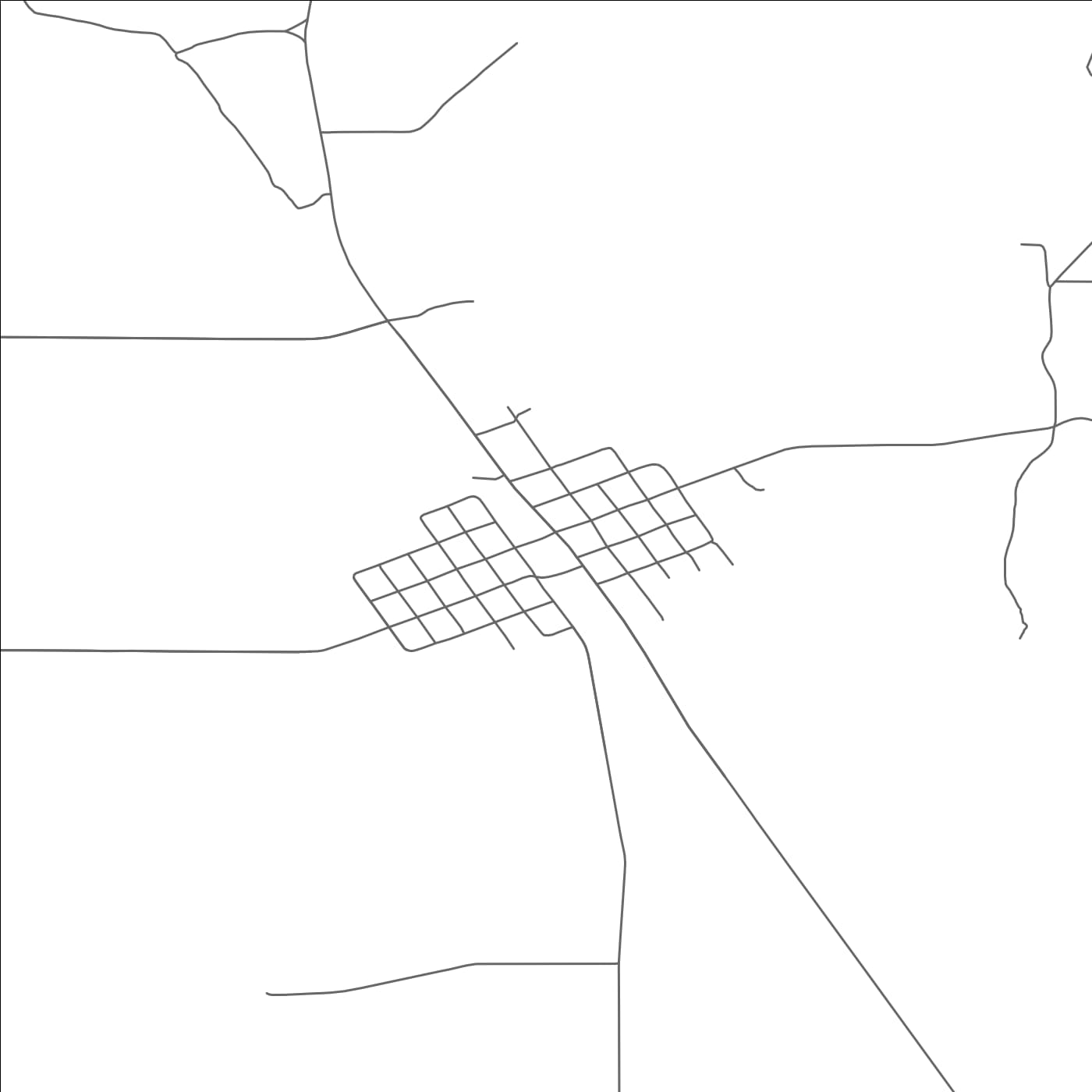 ROAD MAP OF HAINES, OREGON BY MAPBAKES