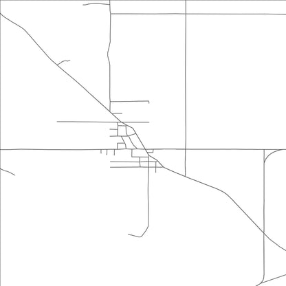 ROAD MAP OF HALFWAY, OREGON BY MAPBAKES