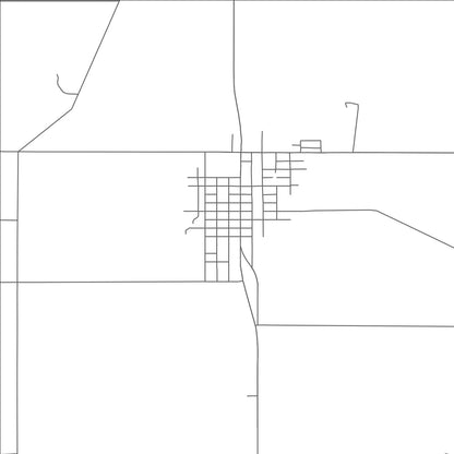 ROAD MAP OF HALSEY, OREGON BY MAPBAKES