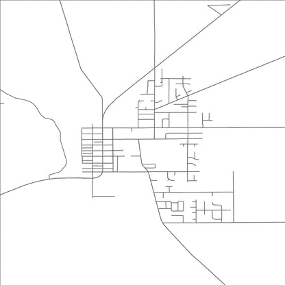 ROAD MAP OF HARRISBURG, OREGON BY MAPBAKES