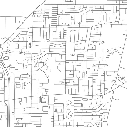 ROAD MAP OF HAYESVILLE, OREGON BY MAPBAKES