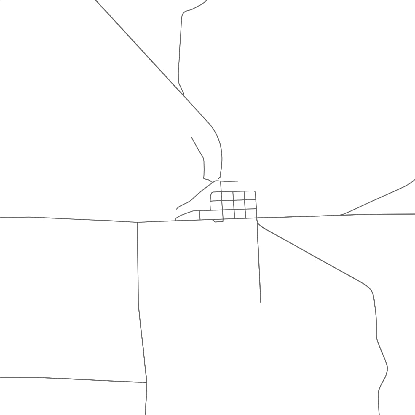 ROAD MAP OF HELIX, OREGON BY MAPBAKES