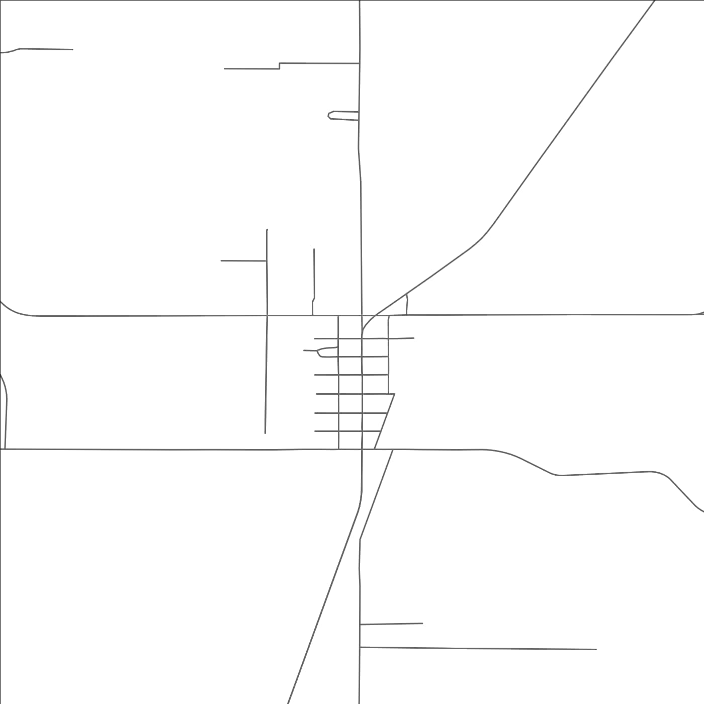 ROAD MAP OF IMBLER, OREGON BY MAPBAKES