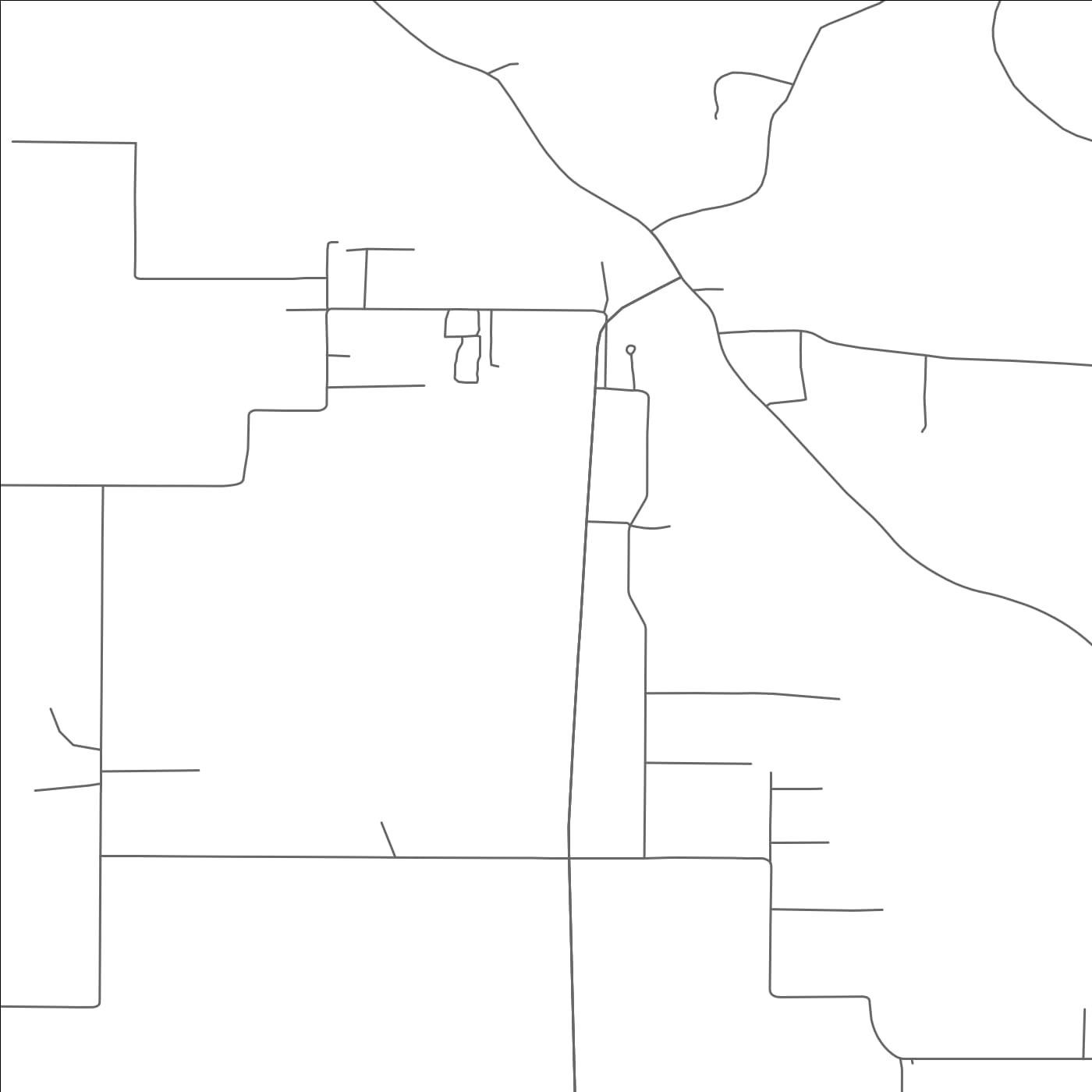 ROAD MAP OF JASPER, OREGON BY MAPBAKES