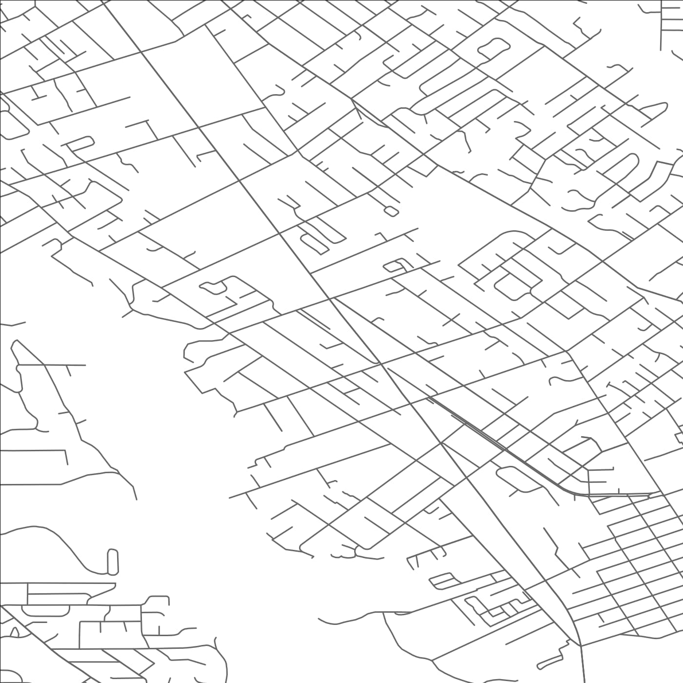 ROAD MAP OF JENNINGS LODGE, OREGON BY MAPBAKES