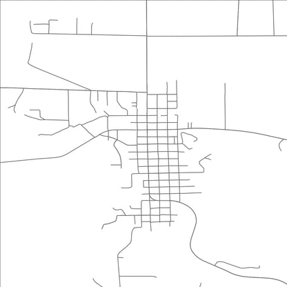 ROAD MAP OF JOSEPH, OREGON BY MAPBAKES