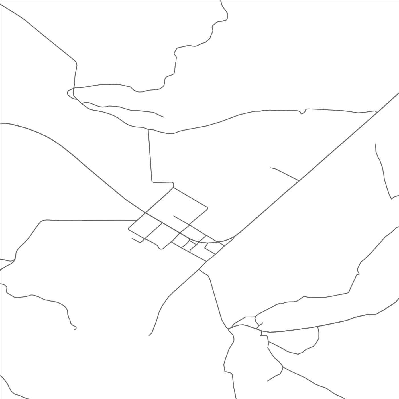 ROAD MAP OF JUNTURA, OREGON BY MAPBAKES