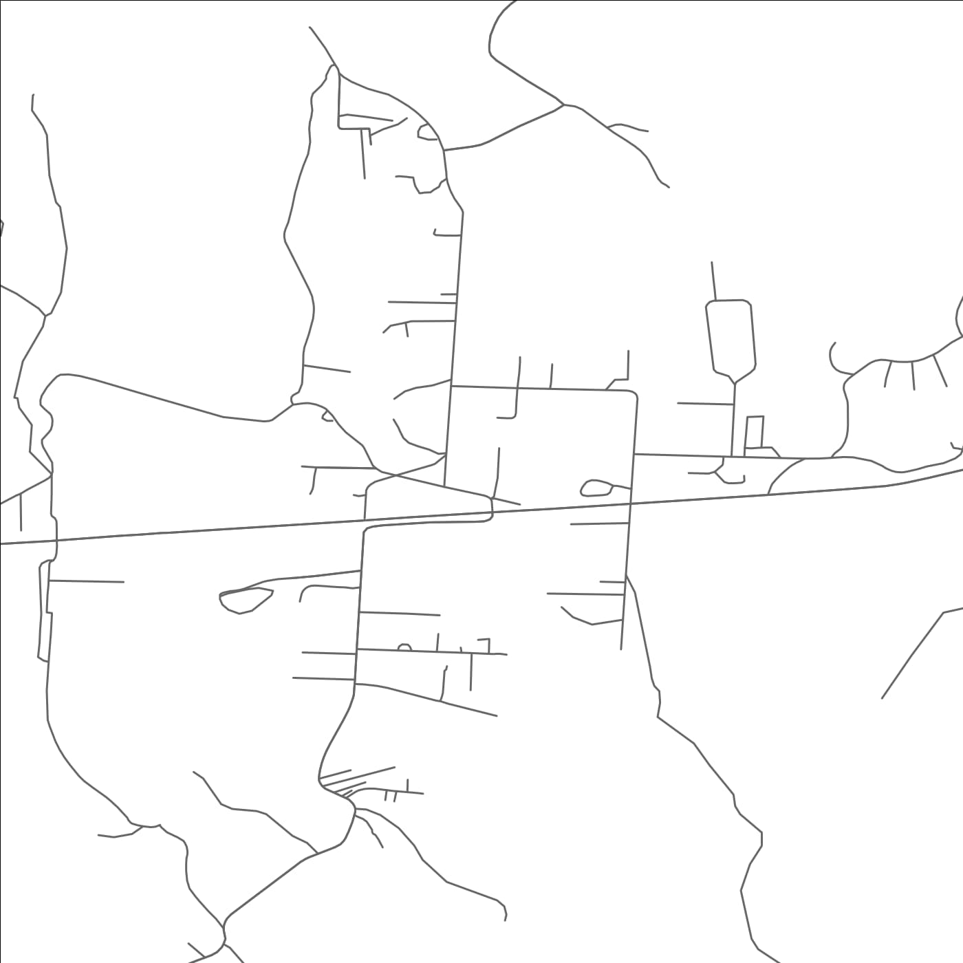 ROAD MAP OF KNAPPA, OREGON BY MAPBAKES