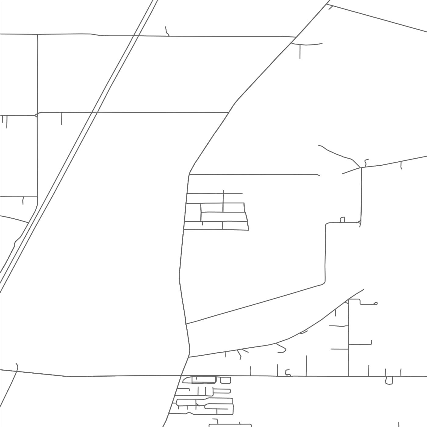 ROAD MAP OF LABISH VILLAGE, OREGON BY MAPBAKES