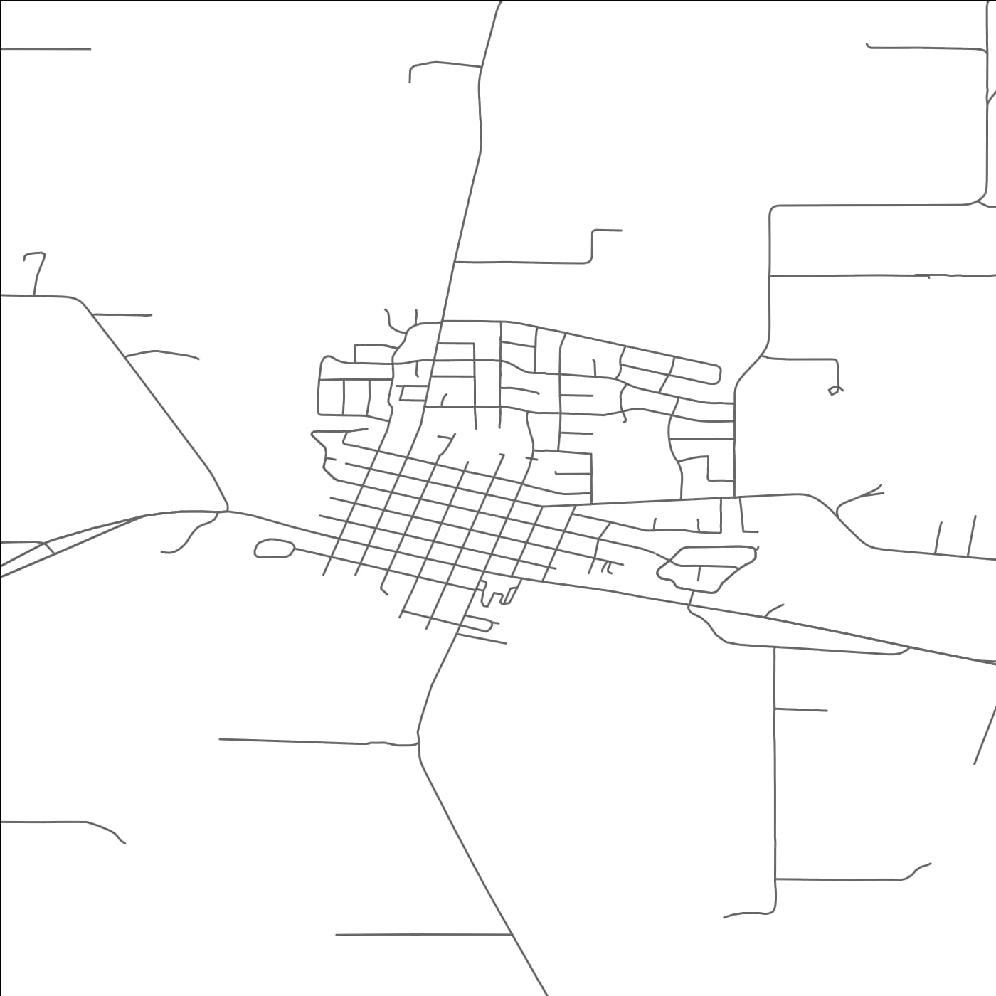 ROAD MAP OF LAFAYETTE, OREGON BY MAPBAKES