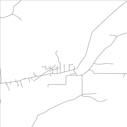 ROAD MAP OF MARCOLA, OREGON BY MAPBAKES