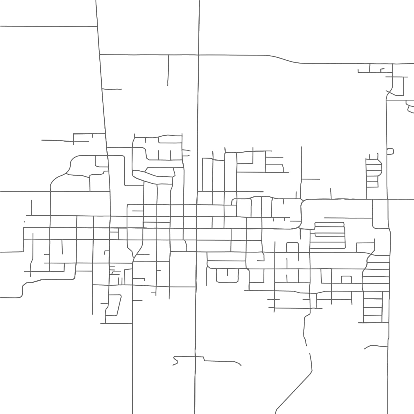 ROAD MAP OF MONMOUTH, OREGON BY MAPBAKES