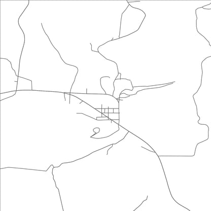 ROAD MAP OF MONUMENT, OREGON BY MAPBAKES