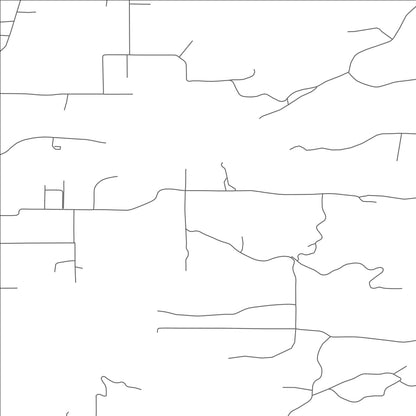 ROAD MAP OF MULINO, OREGON BY MAPBAKES