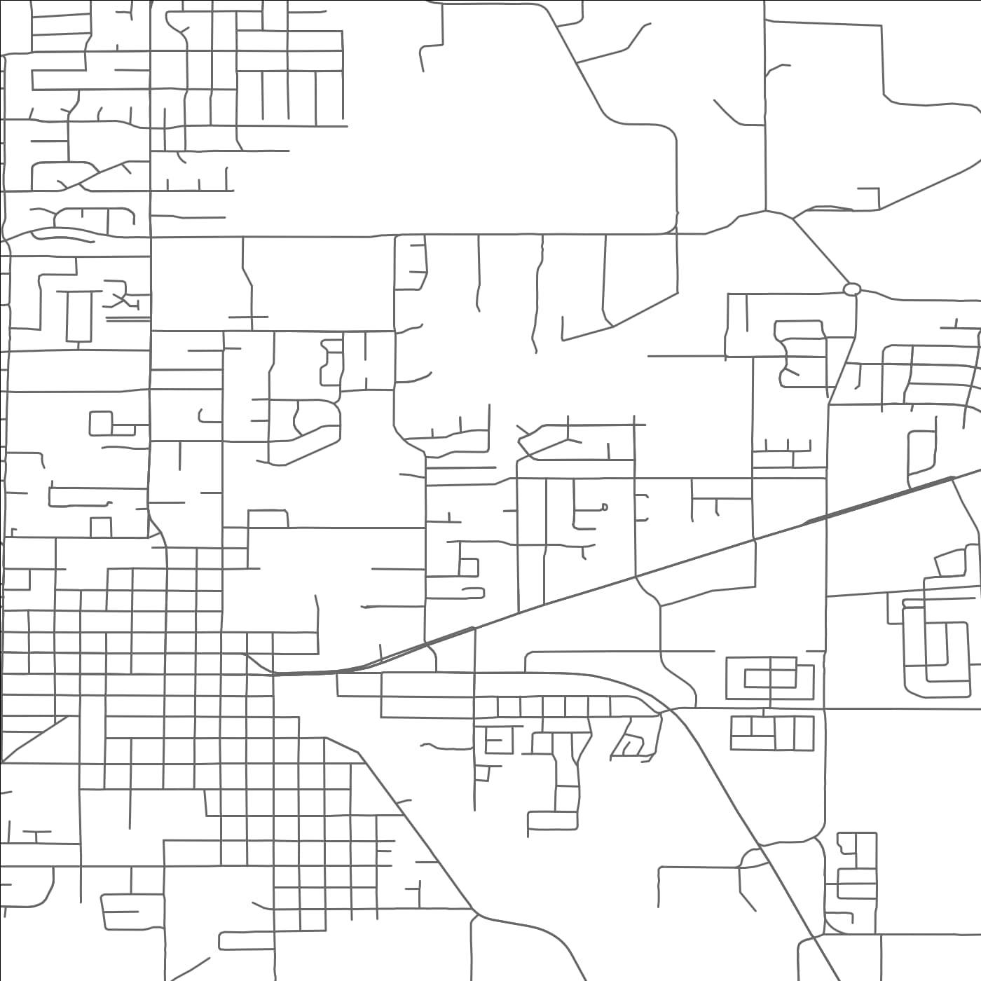 ROAD MAP OF NEWBERG, OREGON BY MAPBAKES