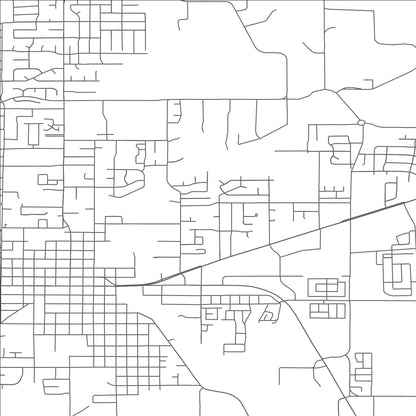 ROAD MAP OF NEWBERG, OREGON BY MAPBAKES