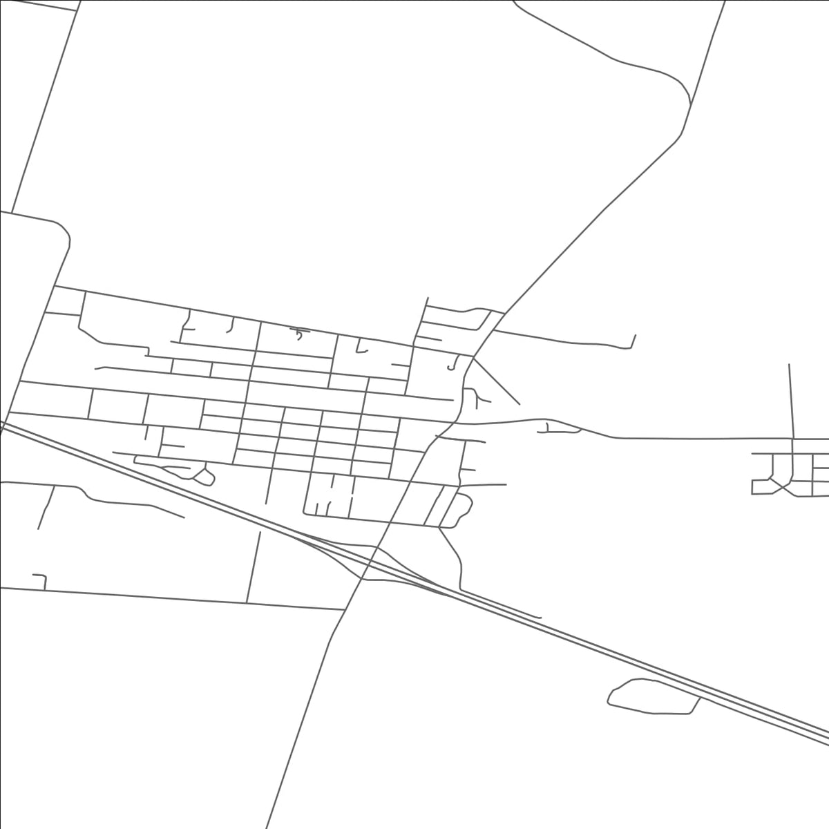 ROAD MAP OF NORTH PLAINS, OREGON BY MAPBAKES