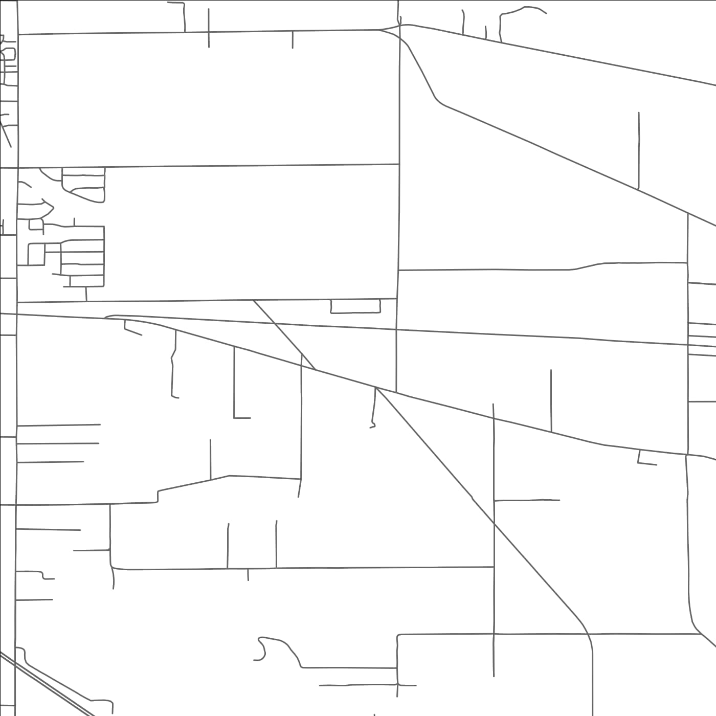 ROAD MAP OF ORIENT, OREGON BY MAPBAKES