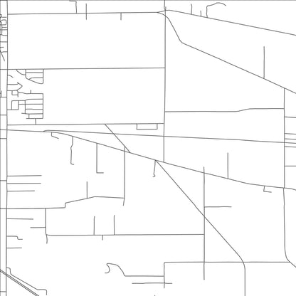 ROAD MAP OF ORIENT, OREGON BY MAPBAKES